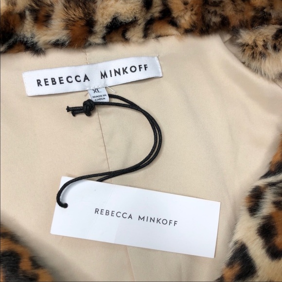 Rebecca Minkoff “Hudson” Faux Fur Leopard Bomber - Picture 7 of 8